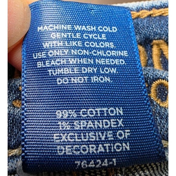 Arizona distressed jean shorts. soft & stretchy size 1 - Picture 11 of 13